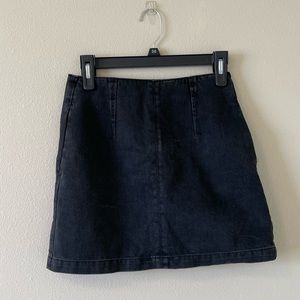 Topshop denim mini skirt WITH POCKETS